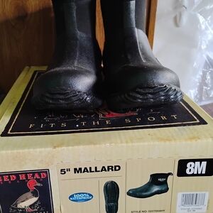 RedHead Black Men's Rain & Snow Boots